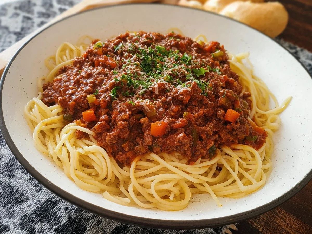 Spaghetti Bolognese: Einfaches & leckeres italienisches Rezept - Bild 1