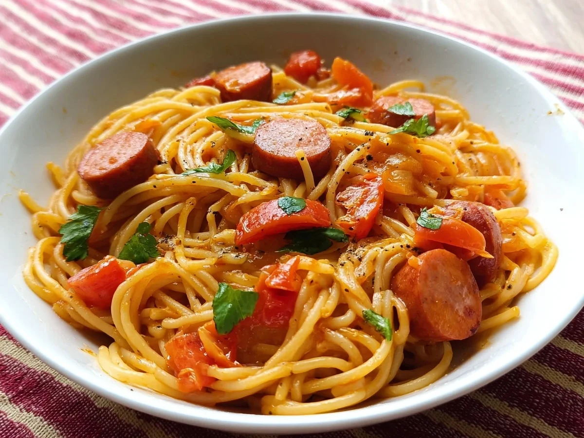 Spaghetti mit Würstchen: Kinderleichtes Familienrezept - Bild 2