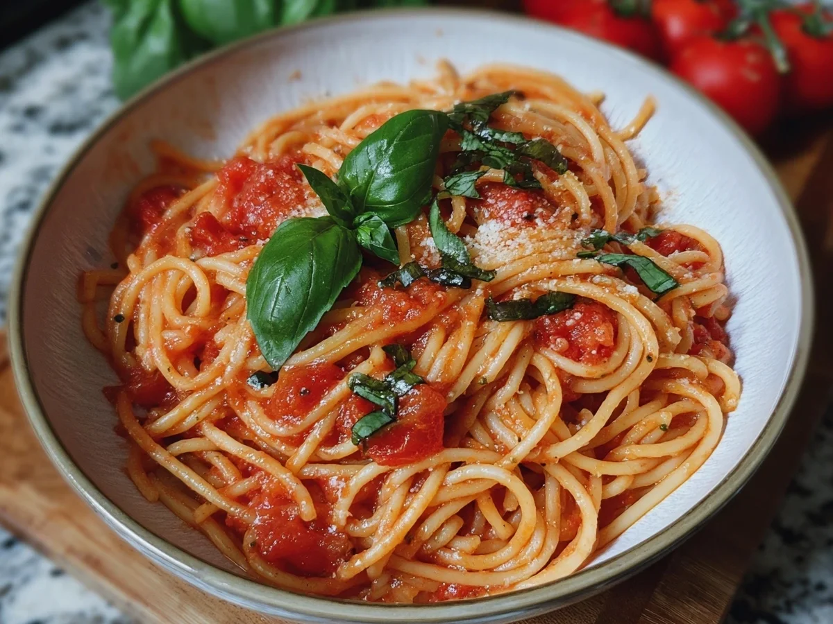 Spaghetti Pomodoro: Klassisches italienisches Rezept - Bild 1