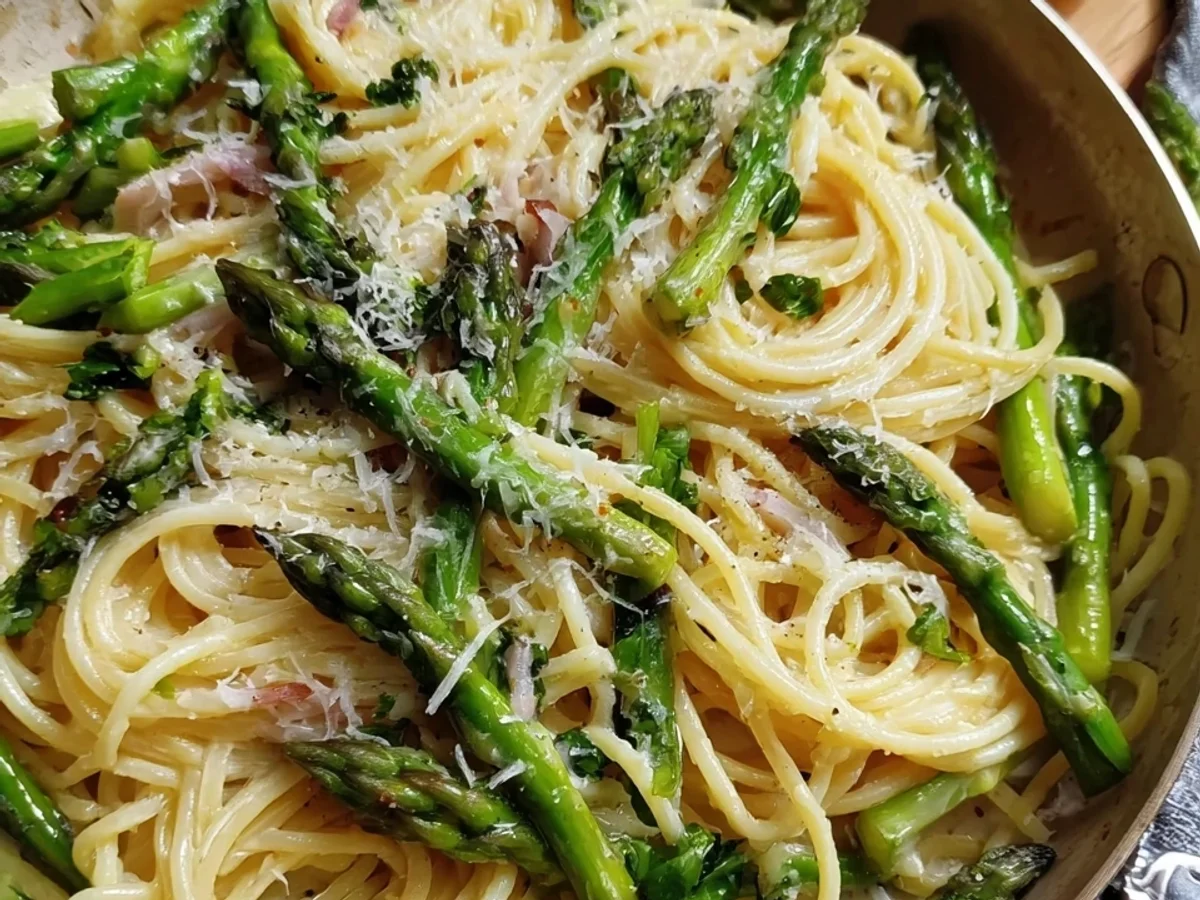 Spargel Pasta Rezept: Einfaches Frühlingsgericht schnell - Bild 2