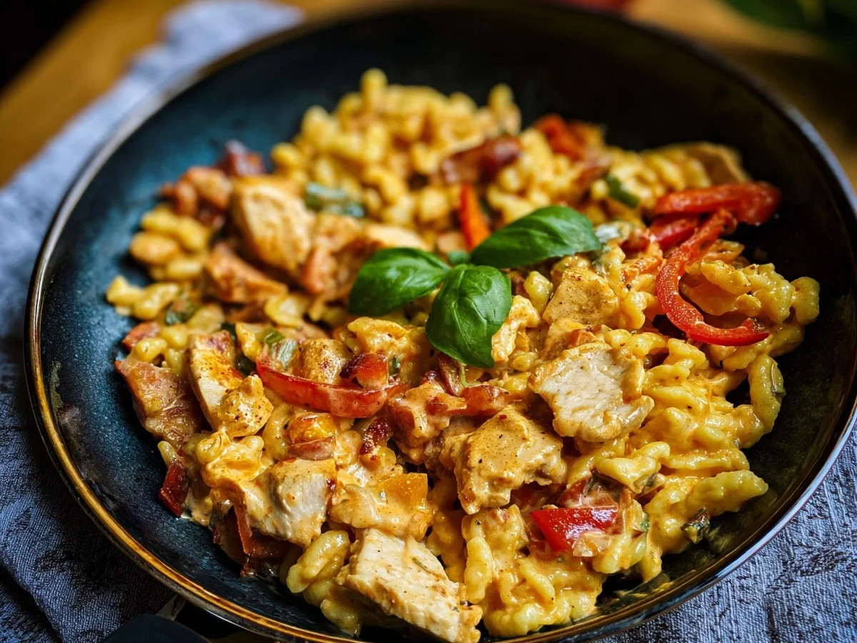 Spätzlepfanne mit Hähnchen & Ajvar: Schnell & Lecker - Bild 2