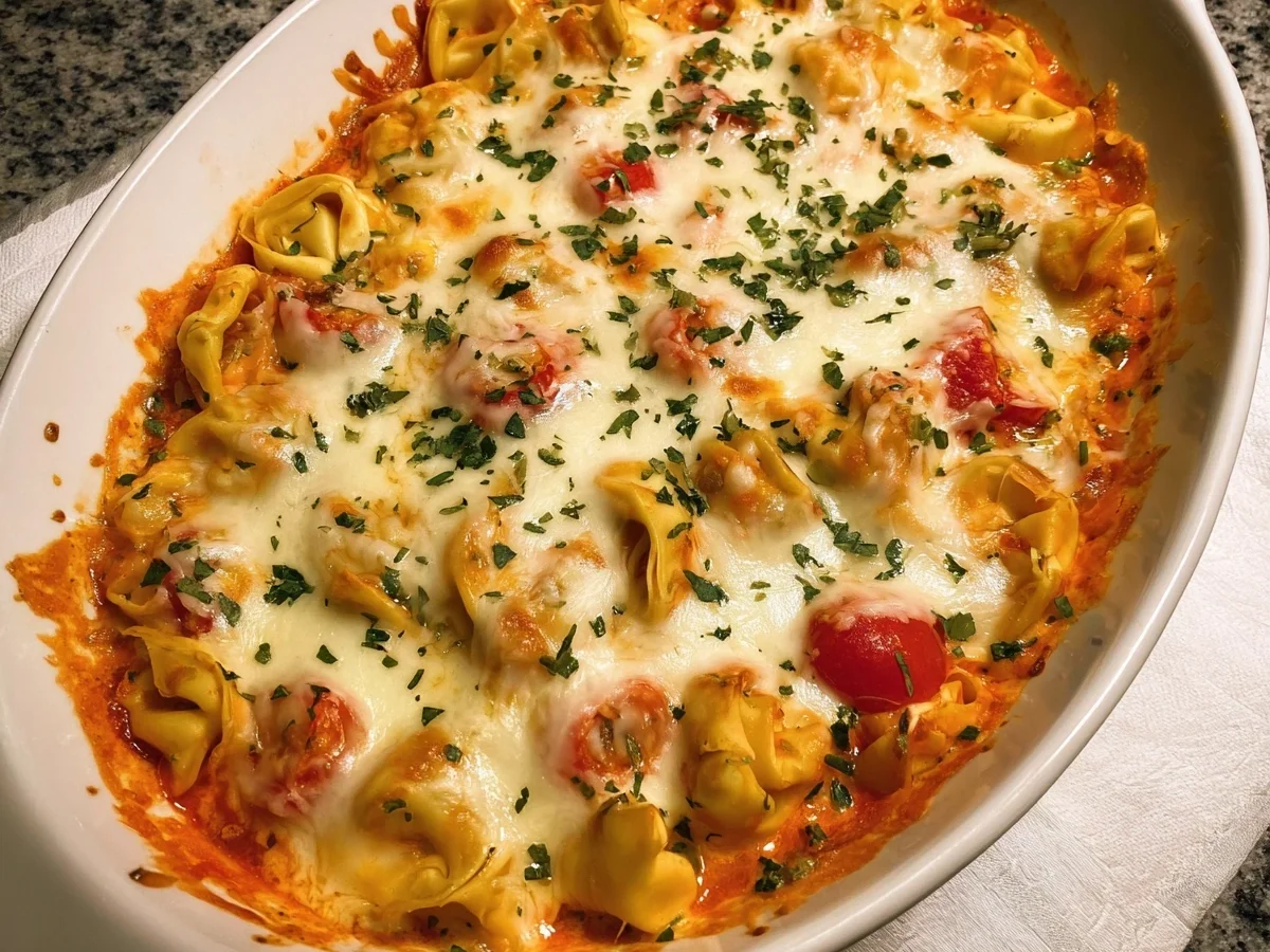 Tortellini Auflauf mit Tomate & Mozzarella: Schnell & Lecker - Bild 1