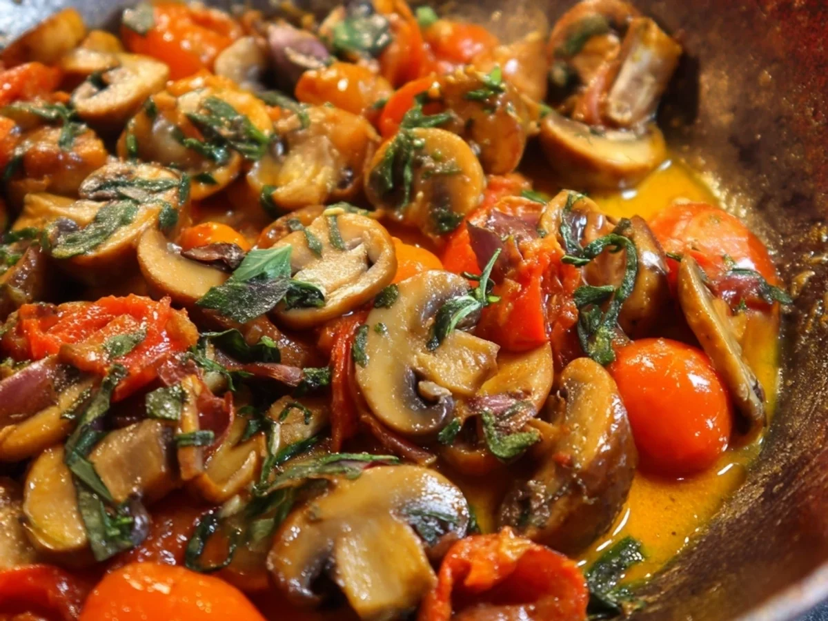 Toskanische Champignonpfanne: Schnell, einfach & lecker - Bild 2