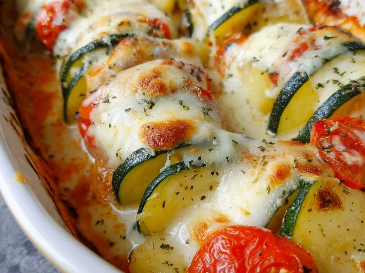Vegetarisches Tomaten-Zucchini-Kartoffel-Gratin - Bild 1