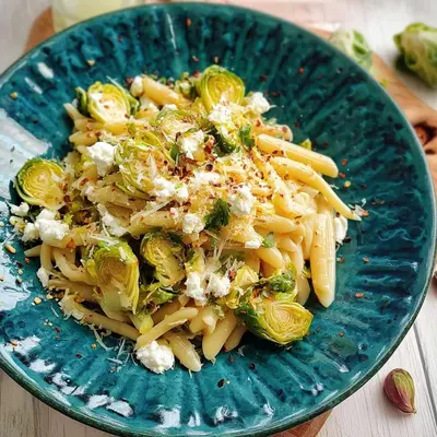 Blitzschnelle Pasta: Rosenkohl & Ricotta in 20 Min.