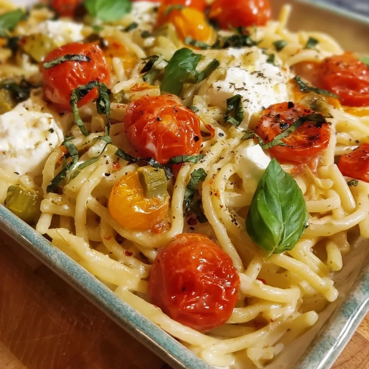 Burrata Pasta mit Ofentomaten: Schnell & Einfach