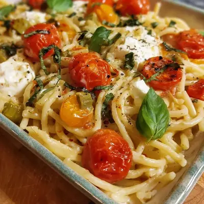 Burrata Pasta mit Ofentomaten: Schnell & Einfach