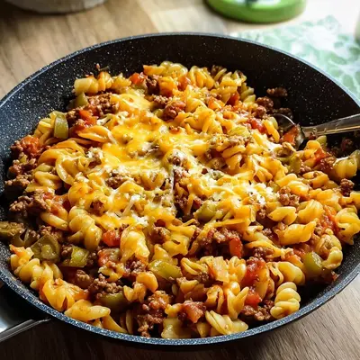 Cheeseburger-Pfanne: Schnelles Familienessen
