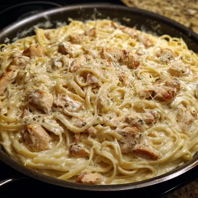 Cremige Chicken Alfredo Pasta: Schnell & Lecker zubereitet