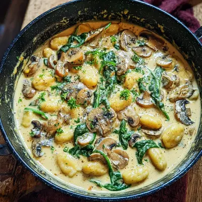 Cremige Gnocchi-Pilz-Pfanne: Vegetarisch & Schnell