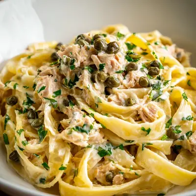 Cremige Pasta Tonnata Bianca: Leckerer Thunfisch-Genuss