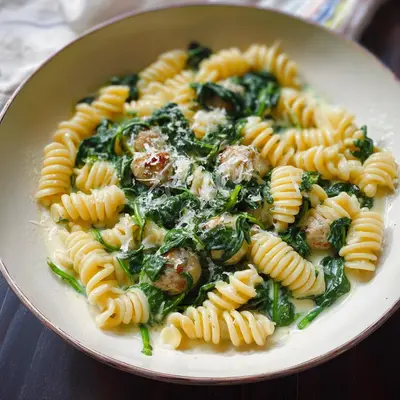 Cremige Spinat-Sahne-Pasta: Einfaches Rezept