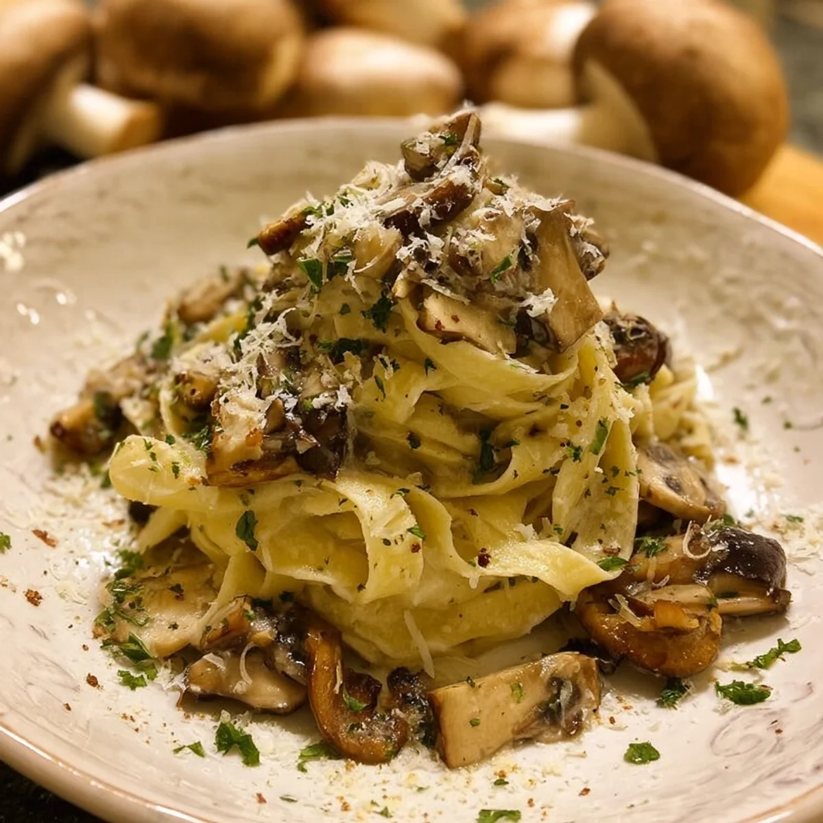 Cremige Tagliatelle mit Pilzsugo: Einfach & lecker
