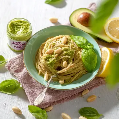 Cremiges Avocado-Pesto Rezept: Schnell & Gesund