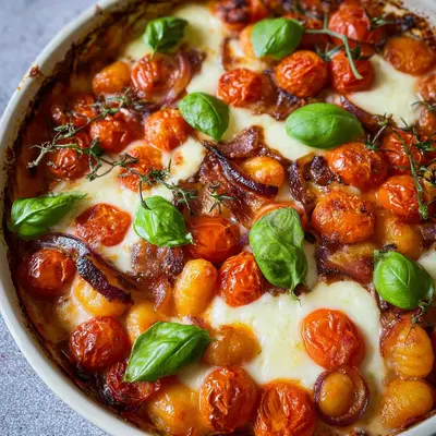 Gnocchi Auflauf mit Tomate & Mozzarella: Einfach & Lecker