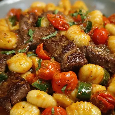 Gnocchi mit Rinderfilet & Kirschtomaten Rezept