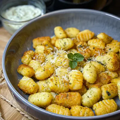 Knusprige Gnocchi aus der Heißluftfritteuse in 15 Minuten