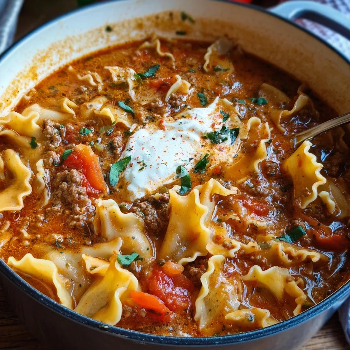Lasagnesuppe One Pot: Schnell & einfach für die Familie