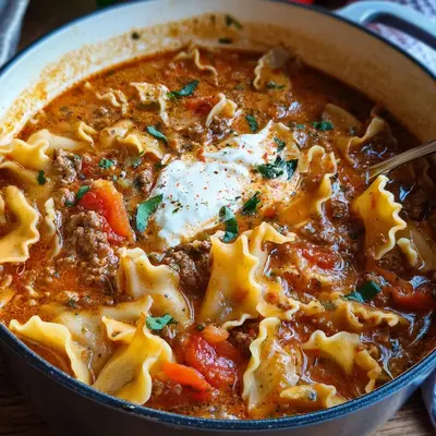 Lasagnesuppe One Pot: Schnell & einfach für die Familie