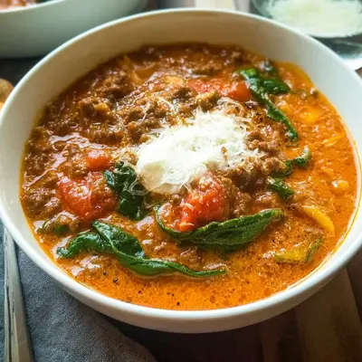 Low Carb Lasagne Suppe: Schnelles & Einfaches Rezept