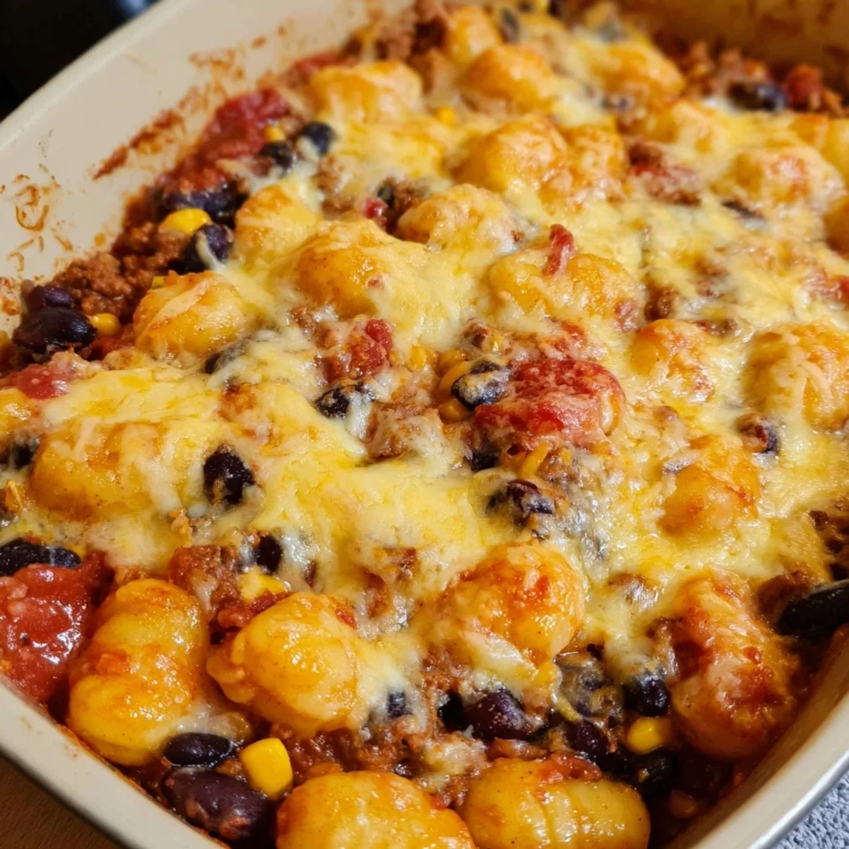 Mexikanischer Gnocchi Auflauf: Schnell & einfach zubereitet