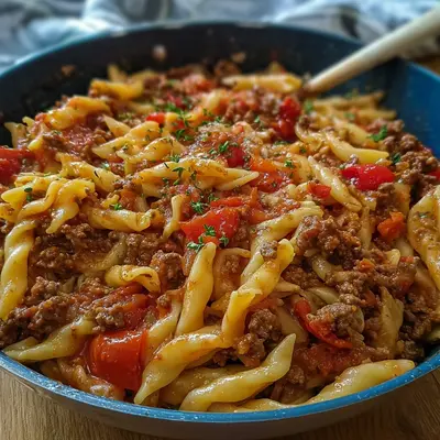 Nudel Hackfleisch Pfanne: Schnell & Lecker Rezept