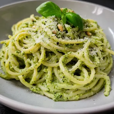 Nudeln mit cremigem Avocado-Pesto: Schnell & vegetarisch