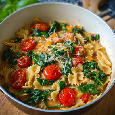 One Pot Pasta mit Mangold & Tomaten: Schnell & Vegetarisch