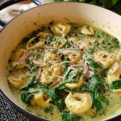 One Pot Spinat-Tortellini: Vegetarisch & Schnell