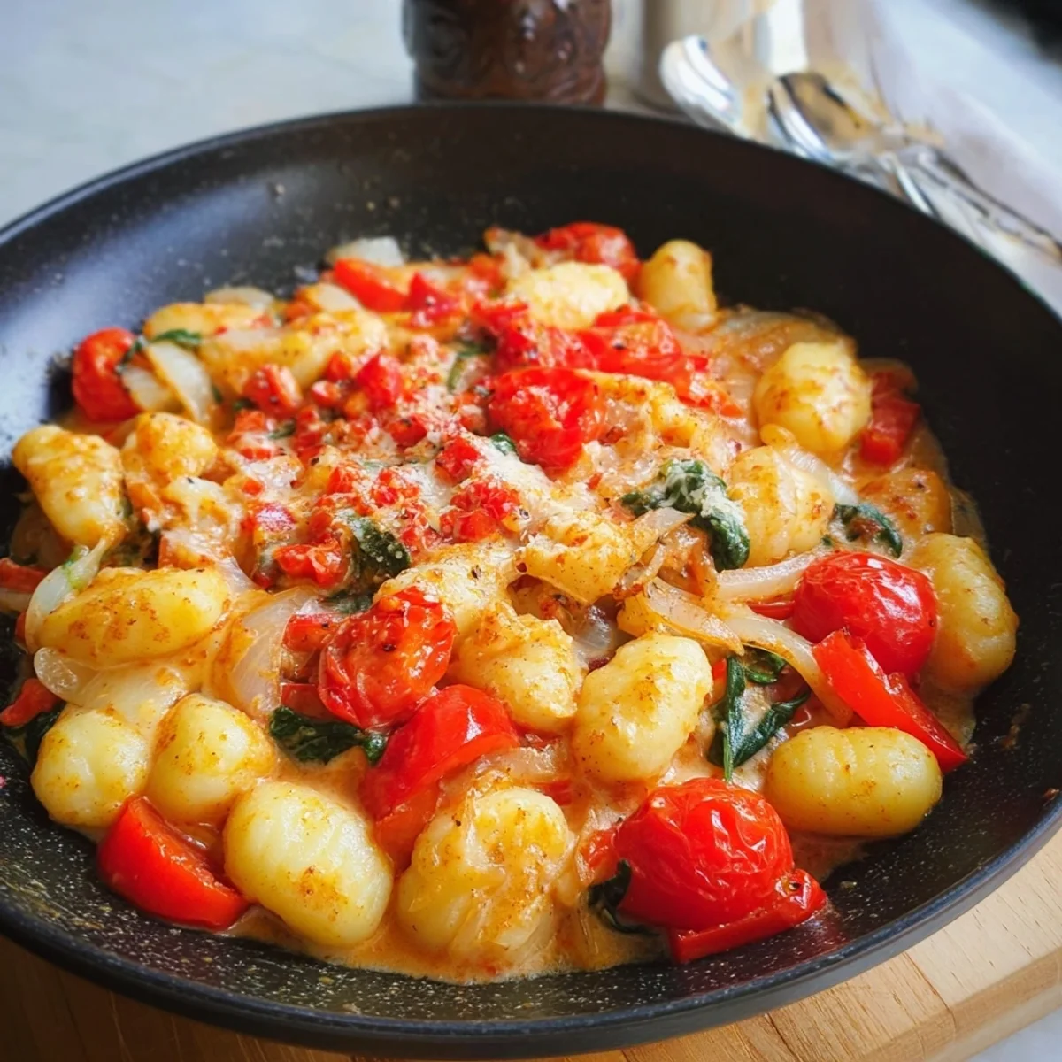 Paprika Gnocchi Pfanne: Schnell, Gesund & Lecker