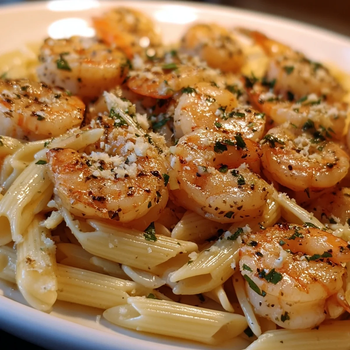 Pasta mit Garnelen & Knoblauch: Einfaches Rezept
