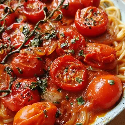 Rustikale Tomatensoße aus dem Backofen: Frisch & Aromatisch