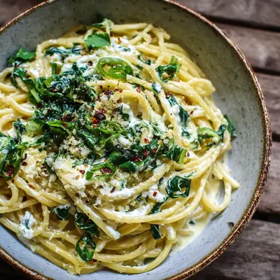 Schnelle Cremige Bärlauch Pasta: Einfach & Köstlich