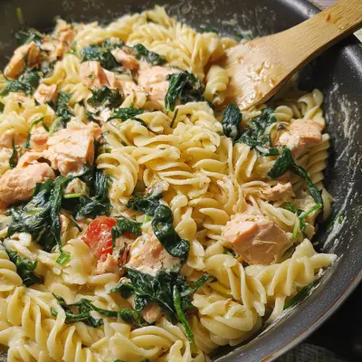 Schnelle Spinat-Lachs-Pasta: Fixes Rezept in 15 Minuten