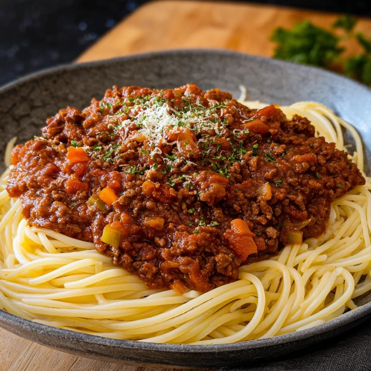Spaghetti Bolognese: Einfaches & leckeres italienisches Rezept