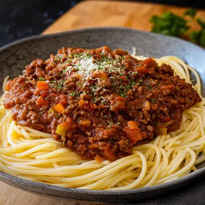 Spaghetti Bolognese: Einfaches & leckeres italienisches Rezept