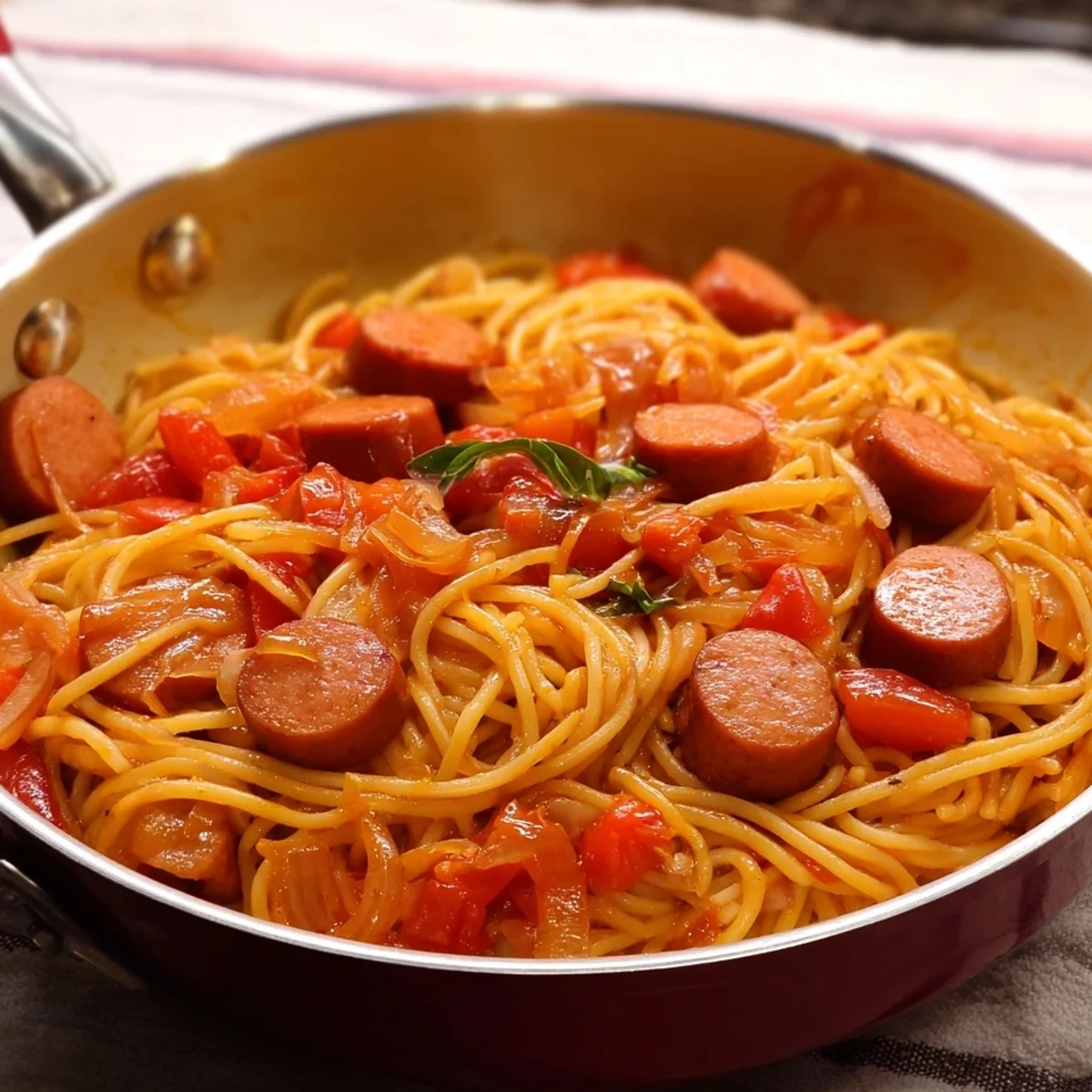 Spaghetti mit Würstchen: Kinderleichtes Familienrezept