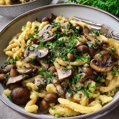 Spätzle mit Champignons: Mein schnelles Seelenfutter