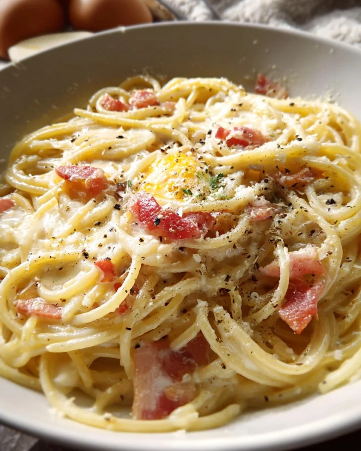 Cremiges Spaghetti Carbonara Rezept: Schnell & Lecker