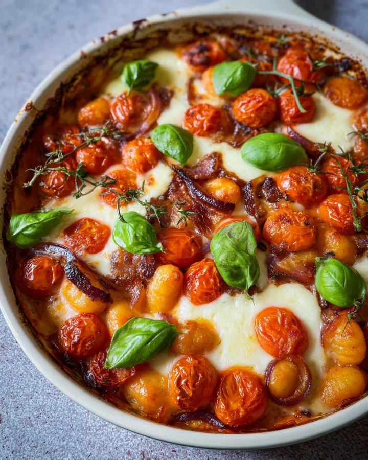 Gnocchi Auflauf mit Tomate & Mozzarella: Einfach & Lecker