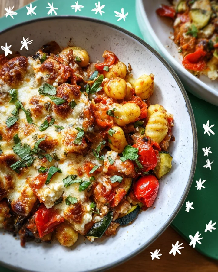 Mediterraner Gnocchi Auflauf: Schnell, einfach & köstlich