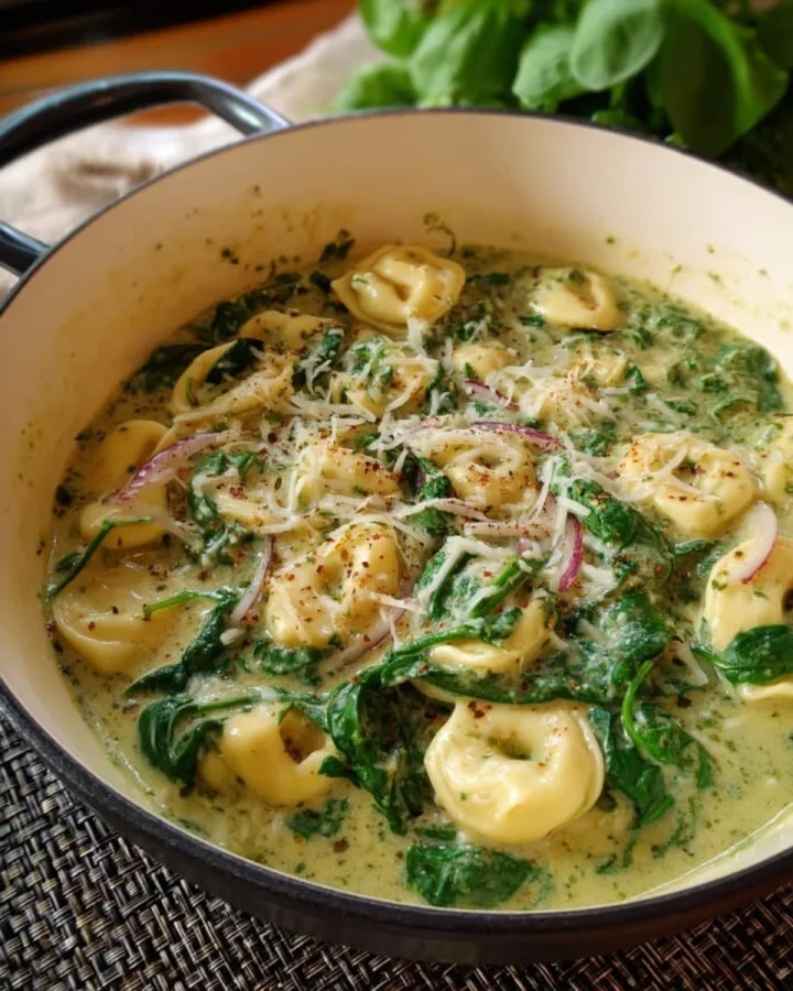 One Pot Spinat-Tortellini: Vegetarisch & Schnell
