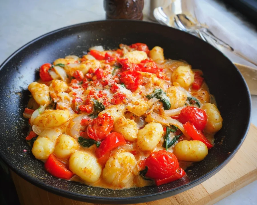 Paprika Gnocchi Pfanne: Schnell, Gesund & Lecker