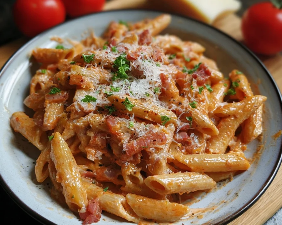 Penne al Baffo: Klassisches italienisches Pastarezept