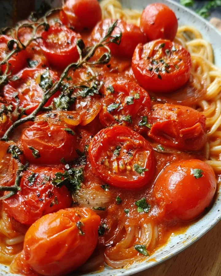 Rustikale Tomatensoße aus dem Backofen: Frisch & Aromatisch