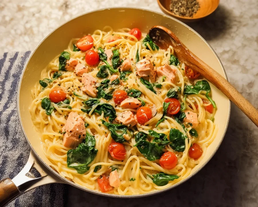 Schnelle One-Pot Lachs Pasta: Einfach & Lecker