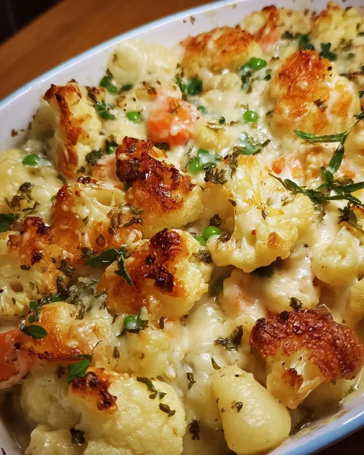 Schneller Blumenkohl-Gnocchi-Auflauf vegetarisch