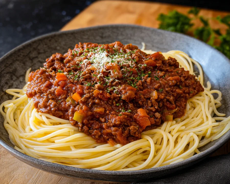 Spaghetti Bolognese: Einfaches & leckeres italienisches Rezept