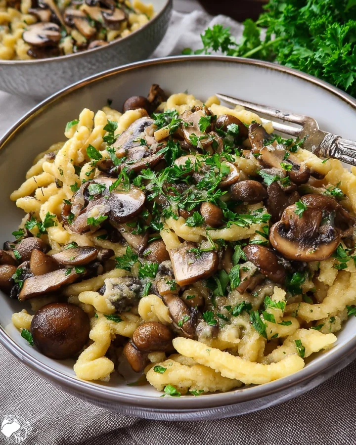 Spätzle mit Champignons: Mein schnelles Seelenfutter