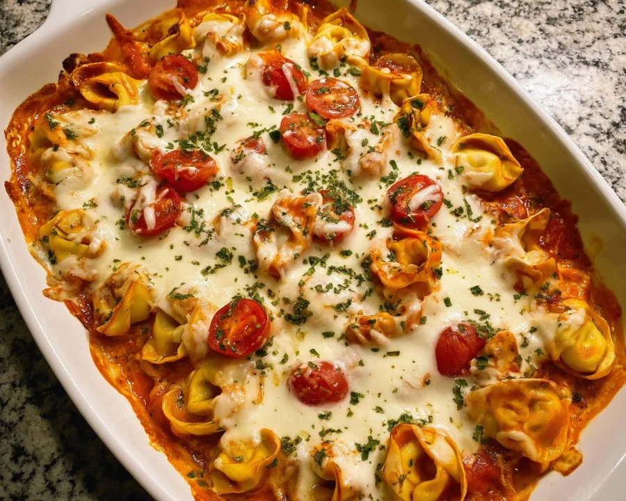 Tortellini Auflauf mit Tomate & Mozzarella: Schnell & Lecker